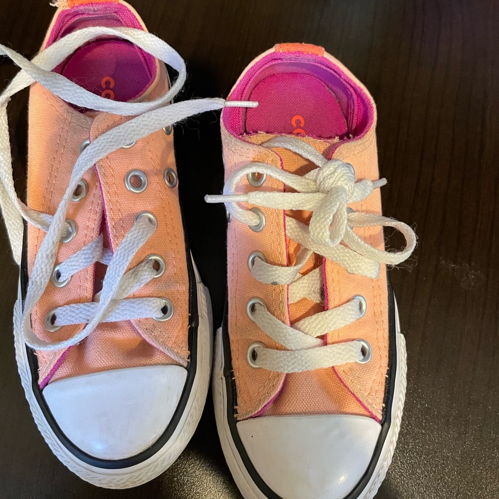 Orange Toddler Converse Shoes!